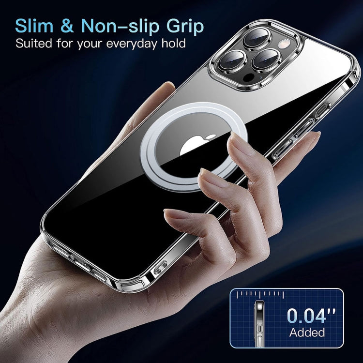For iPhone 14 Pro Max LK Crystal Clear MagSafe Magnetic Phone Case(Transparent) - free shipping - PMC TechLife - Order now!