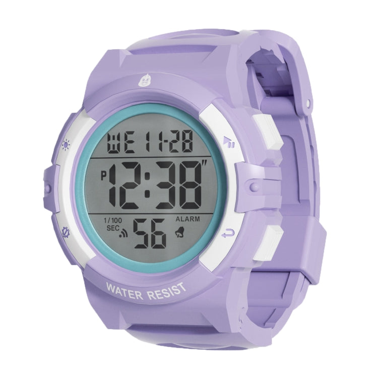 SPOVAN K01 Women Children LED Luminous Waterproof Electronic Sports Watch(Purple) - LED Digital Watches by SPOVAN | Online Shopping South Africa | PMC Jewellery | Buy Now Pay Later Mobicred