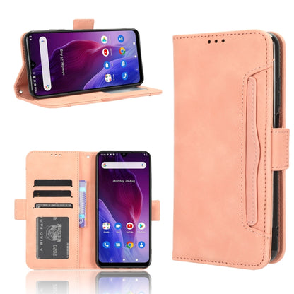 For Cubot P60 Skin Feel Calf Texture Card Slots Leather Phone Case(Pink) - More Brand by PMC Jewellery | Online Shopping South Africa | PMC Jewellery