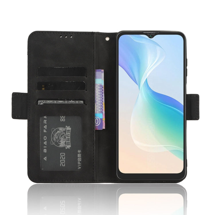 For Blackview Oscal C30 / C30 Pro Skin Feel Calf Texture Card Slots Leather Phone Case(Black) - free shipping - PMC TechLife - Order now!