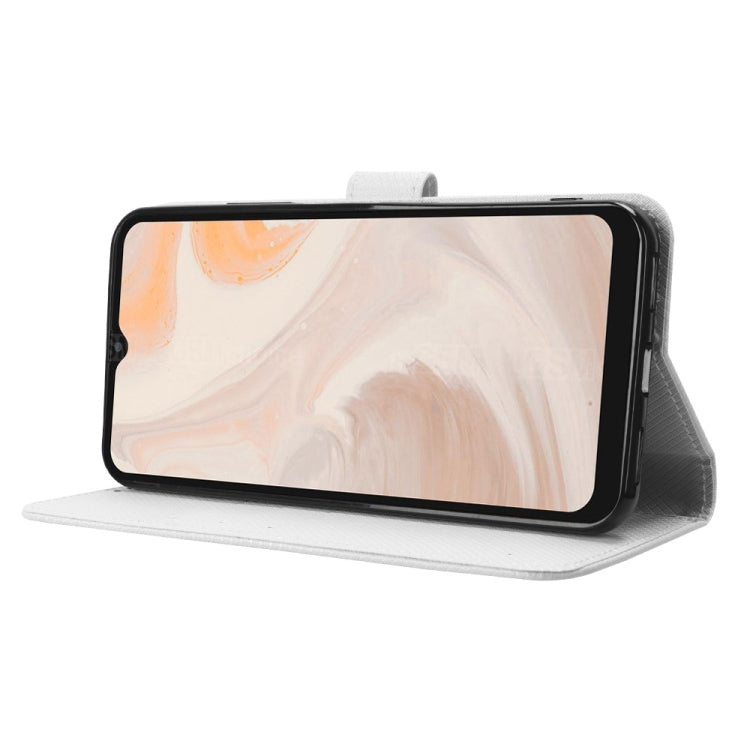 For Aiwa Phone B-2 JA3-SMP0602 Diamond Texture Leather Phone Case(White) - free shipping - PMC TechLife - Order now!