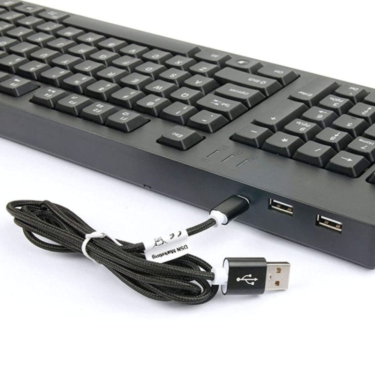 Wired USB Left Hand Keyboard with Dual HUB Function(Black) - free shipping - PMC TechLife - Order now!