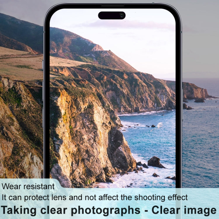 For iPhone 15 Pro / 15 Pro Max imak High Definition Integrated Glass Lens Film Black Version - iPhone 15 Pro Max Tempered Glass by imak | Online Shopping South Africa | PMC TechLife | Buy Now Pay Later Mobicred