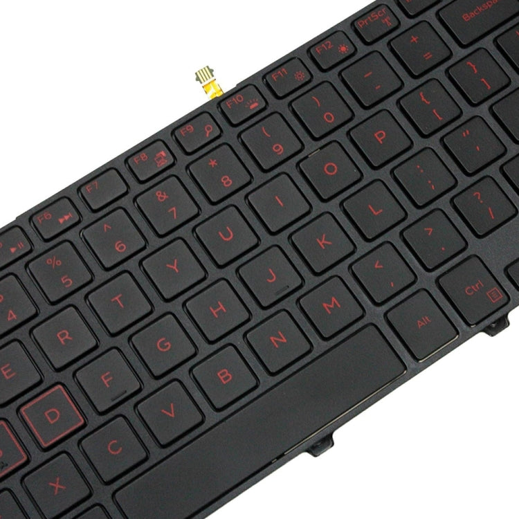 Backlight Laptop Keyboard For Dell 15-9550 / 15-3000 / 15-5542(Red Word) - Dell Spare Parts by PMC TechLife | Online Shopping South Africa | PMC TechLife | Buy Now Pay Later Mobicred