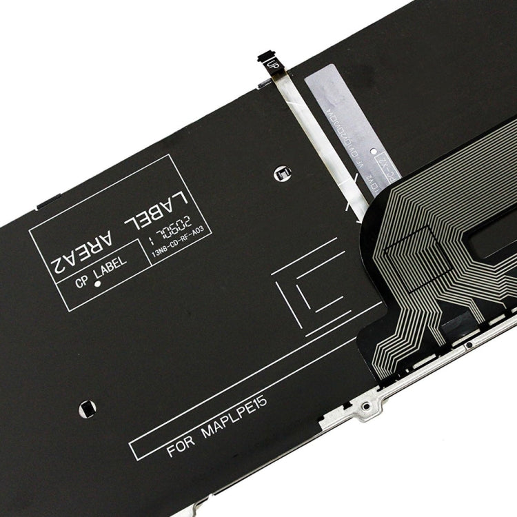 Backlight Laptop Keyboard For Dell 15-9550 / 15-3000 / 15-5542(Red Word) - Dell Spare Parts by PMC TechLife | Online Shopping South Africa | PMC TechLife | Buy Now Pay Later Mobicred