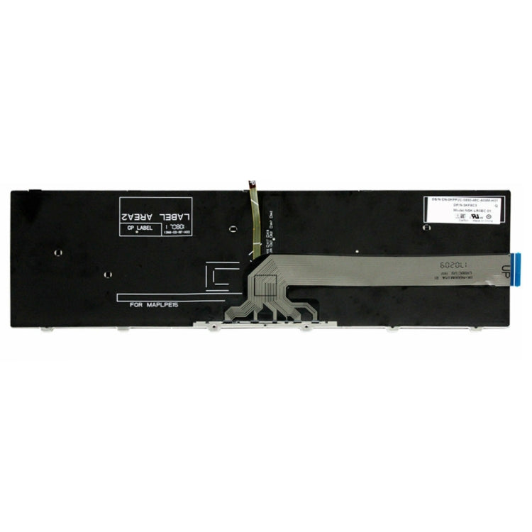 Backlight Laptop Keyboard For Dell 15-9550 / 15-3000 / 15-5542(White Word) - Dell Spare Parts by PMC TechLife | Online Shopping South Africa | PMC TechLife | Buy Now Pay Later Mobicred