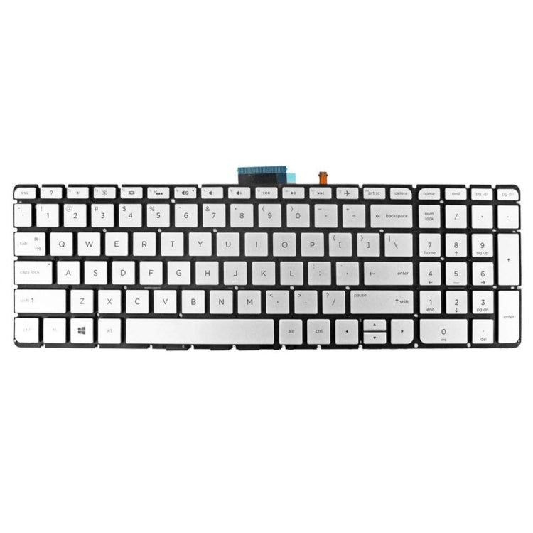 For HP M6-W US Version Laptop Backlight Keyboard(Silver) - HP Spare Parts by PMC TechLife | Online Shopping South Africa | PMC TechLife | Buy Now Pay Later Mobicred