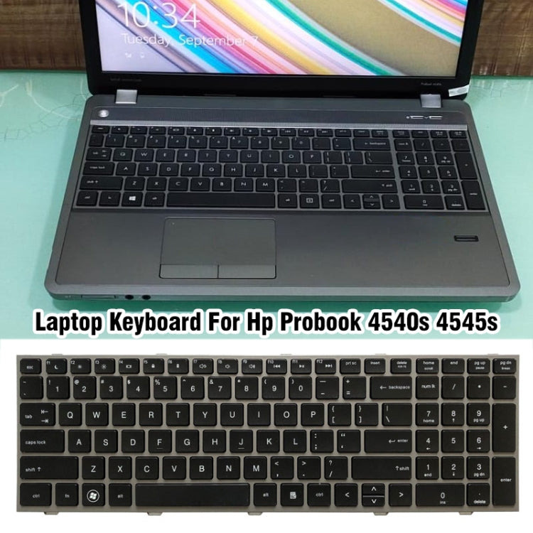 For HP Probook 4540s / 4545s US Version Laptop Keyboard - HP Spare Parts by PMC TechLife | Online Shopping South Africa | PMC TechLife