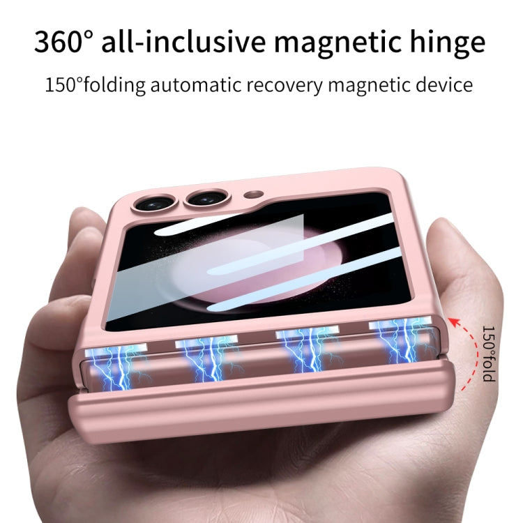 For Samsung Galaxy Z Flip5 GKK Integrated Magnetic Full Coverage Folding Phone Case(Matcha Green) - Galaxy Z Flip5 Cases by GKK | Online Shopping South Africa | PMC TechLife | Buy Now Pay Later Mobicred