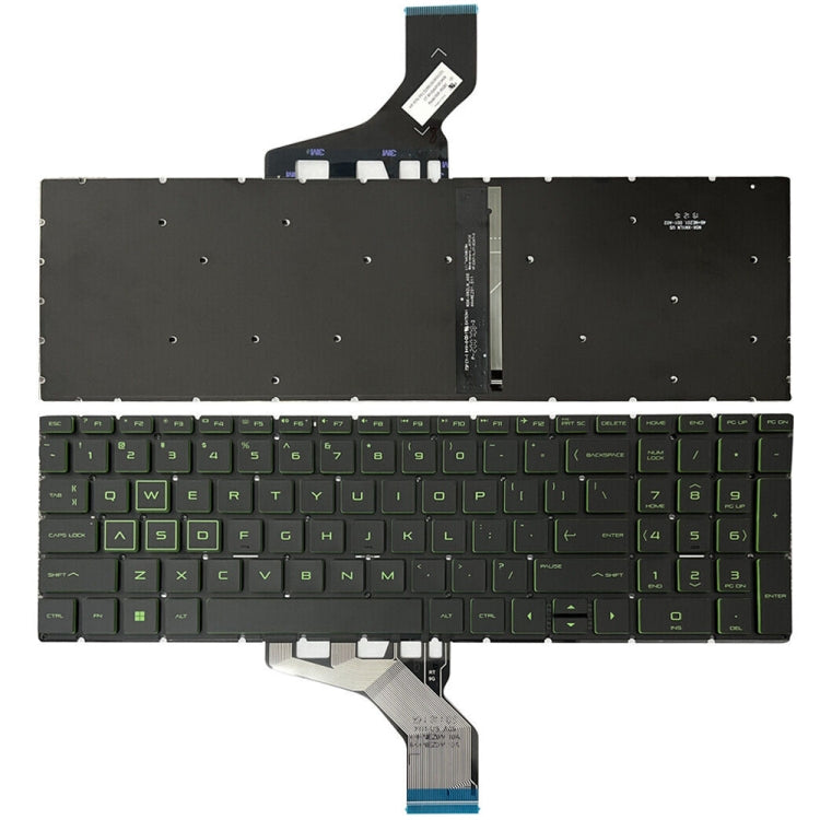 For HP Pavilion Gaming 15-DK US Version Laptop Backlight Keyboard(Green) - HP Spare Parts by PMC Jewellery | Online Shopping South Africa | PMC Jewellery