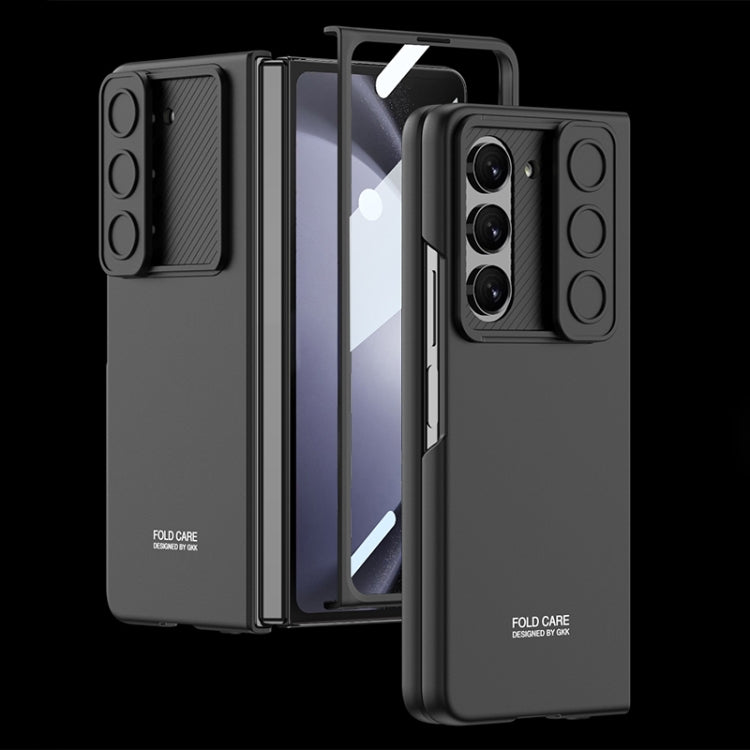 For Samsung Galaxy Z Fold5 GKK Integrated Ultra-thin Sliding Camshield Flip Phone Case(Black) - free shipping - PMC TechLife - Order now!