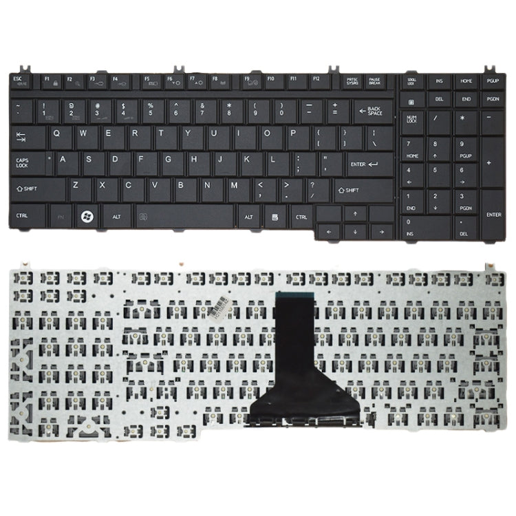 For TOSHIBA L650 / C650 Laptop Keyboard - Replacement Keyboards by PMC TechLife | Online Shopping South Africa | PMC TechLife