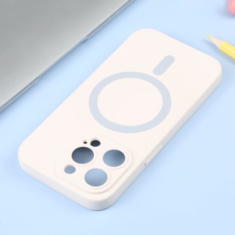 For iPhone 15 Pro Liquid Silicone Magsafe Phone Case(White) - free shipping - PMC TechLife - Order now!