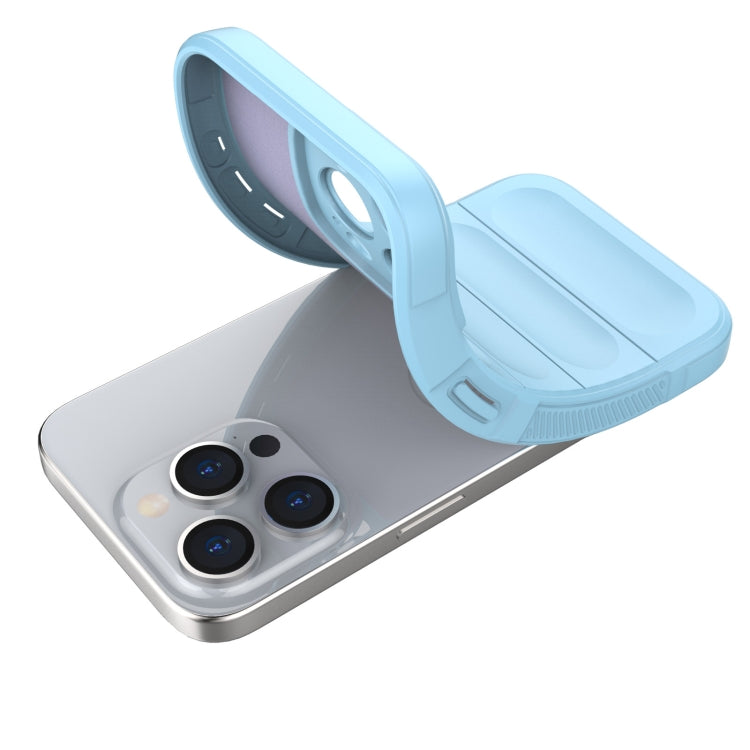 For iPhone 15 Pro Magic Shield TPU + Flannel Phone Case(Dark Green) - free shipping - PMC TechLife - Order now!