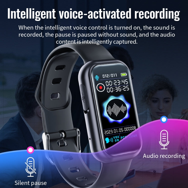 JNN S16 Smart HD Noise Reduction Bluetooth MP3 Voice Control Recording Bracelet, Memory:32GB - free shipping - PMC TechLife - Order now!
