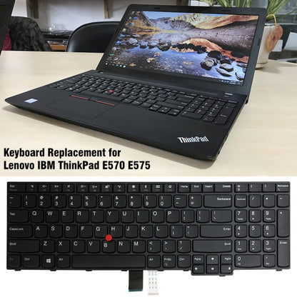 For Lenovo IBM ThinkPad E570 E575 US Version Laptop Keyboard - Lenovo Spare Parts by PMC Jewellery | Online Shopping South Africa | PMC Jewellery