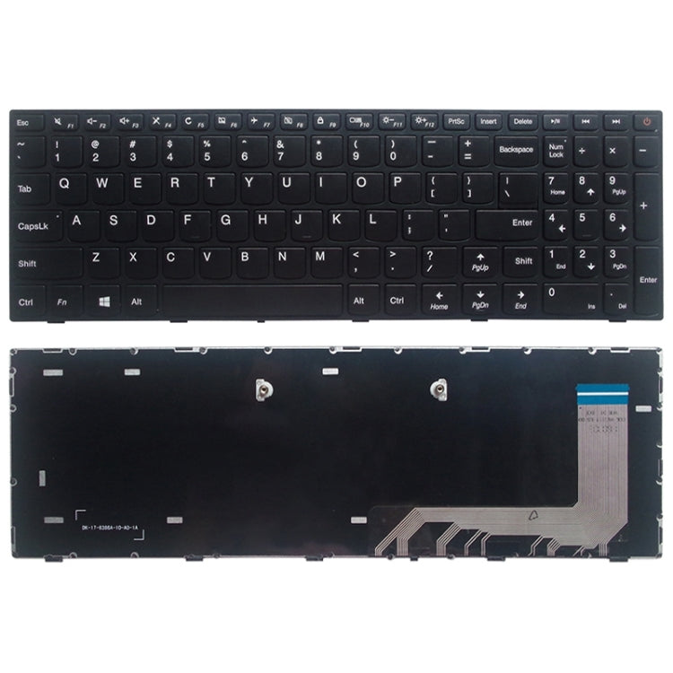 For Lenovo 110-15ISK US Version Laptop Keyboard - Lenovo Spare Parts by PMC TechLife | Online Shopping South Africa | PMC TechLife
