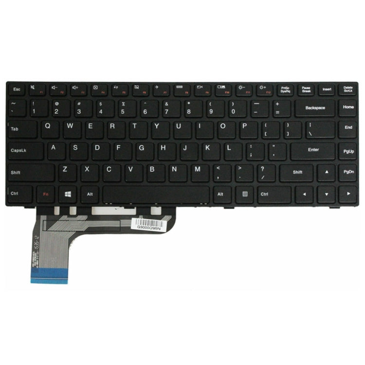 For Lenovo IdeaPad 100-14IBY US Version Laptop Keyboard - Lenovo Spare Parts by PMC TechLife | Online Shopping South Africa | PMC TechLife
