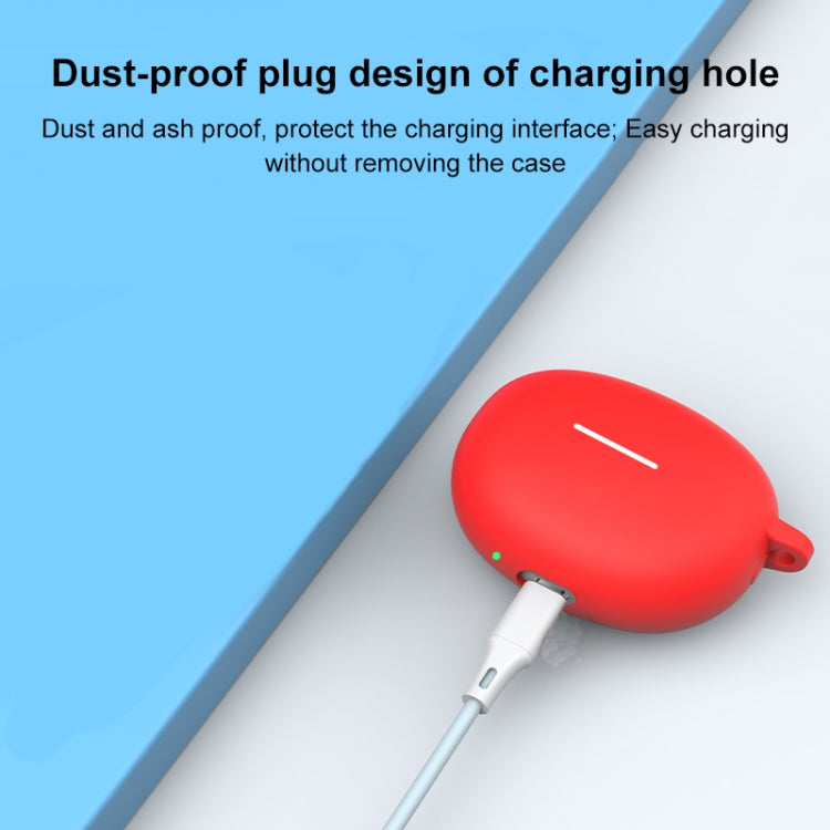 For Xiaomi Redmi Buds 4 Active Shockproof Silicone Earphone Protective Case with Hook(Sky Blue) - Xiaomi Earphone Case by PMC TechLife | Online Shopping South Africa | PMC TechLife