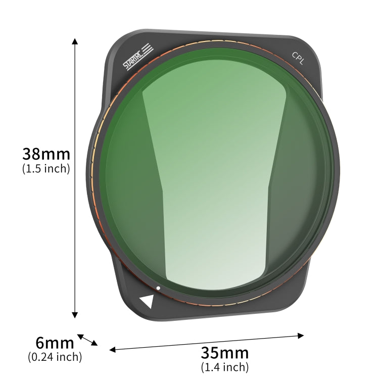 For DJI Air 3 STARTRC Drone Lens Filter, Lens:CPL - Lens Filter by STARTRC | Online Shopping South Africa | PMC Jewellery | Buy Now Pay Later Mobicred