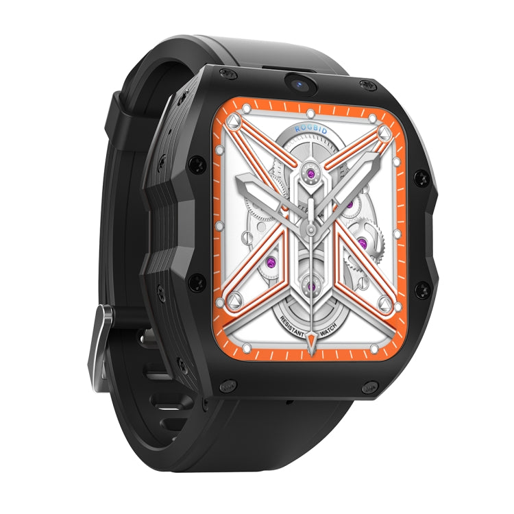 Model X 1.99 inch IP68 Waterproof Android 9.0 4G Dual Cameras Matte Smart Watch, Specification:4GB+128GB(Black) - free shipping - PMC TechLife - Order now!