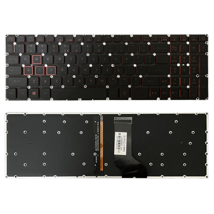 For Acer Aspire VN7-793G US Version Red Backlight Laptop Keyboard - Replacement Keyboards by PMC Jewellery | Online Shopping South Africa | PMC Jewellery