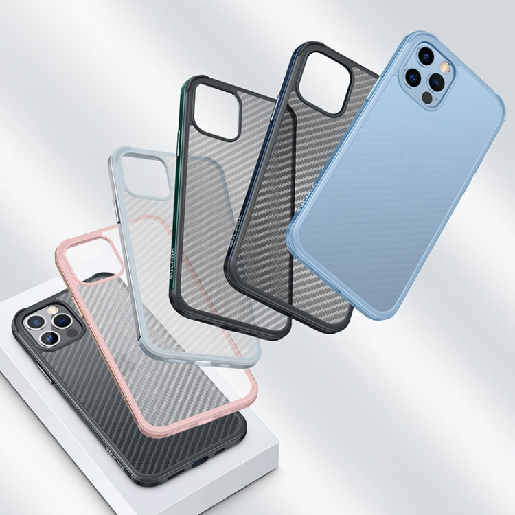 For iPhone 13 Pro Max SULADA Luxury 3D Carbon Fiber Textured Metal + TPU Frame Phone Case(Silver) - free shipping - PMC TechLife - Order now!