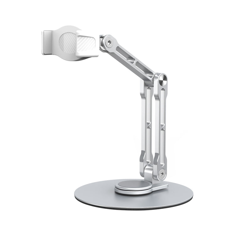 R-JUST HZ42 Clip Type Disc Rotating Phone Desktop Stand(Silver) - free shipping - PMC TechLife - Order now!