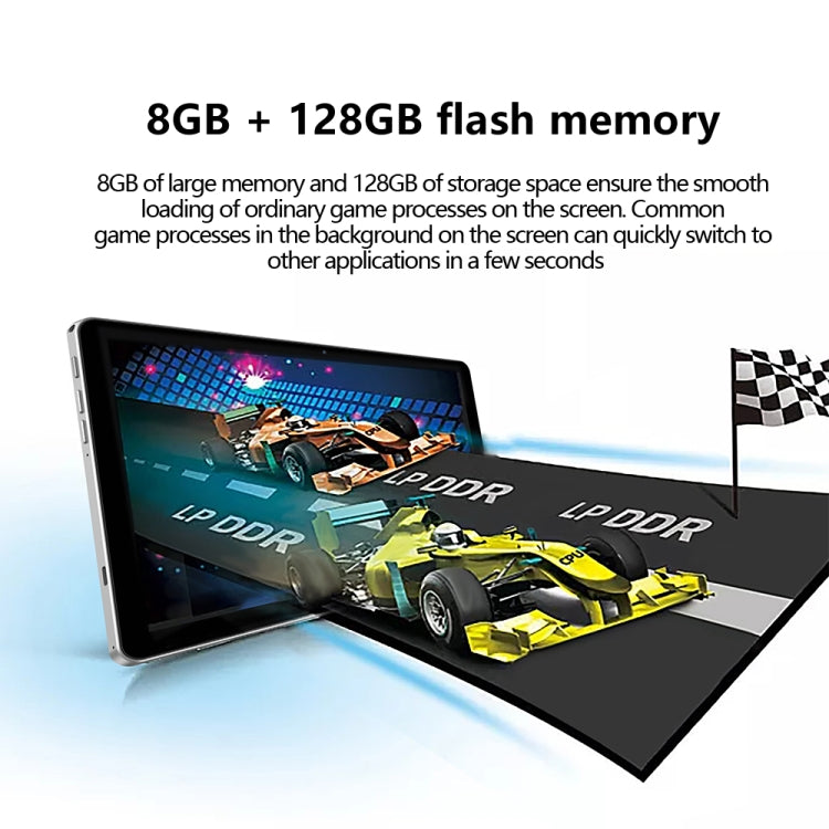 BDF P40 4G LTE Tablet PC 10.1 inch, 8GB+128GB, Android 11 MTK6755 Octa Core, Support Dual SIM, EU Plug(Blue) - free shipping - PMC TechLife - Order now!