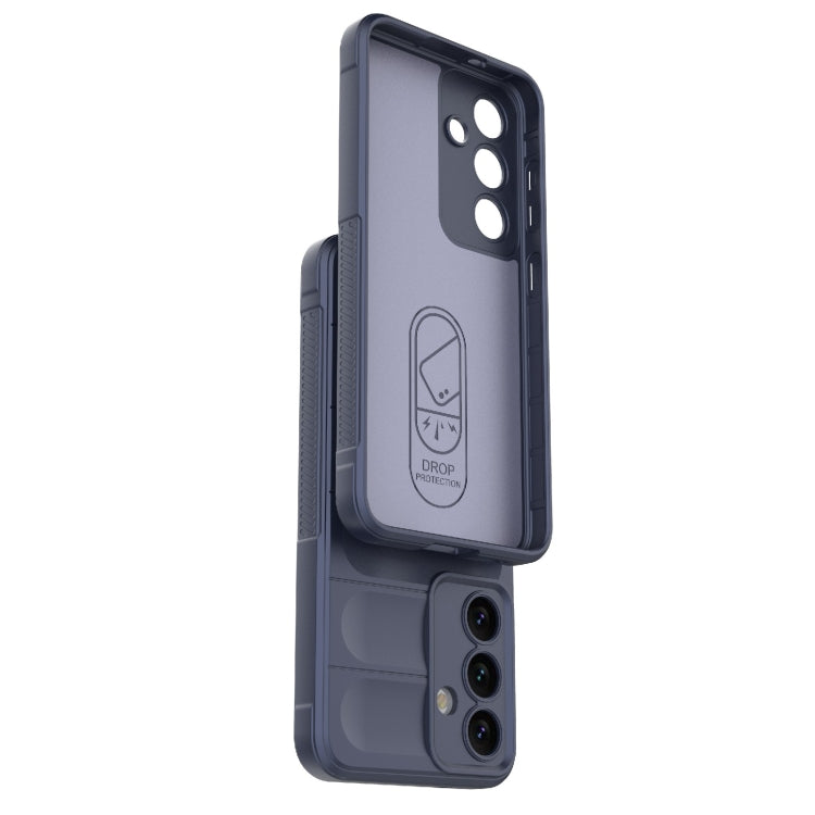 For Samsung Galaxy S24 5G Magic Shield TPU + Flannel Phone Case(Dark Grey) - free shipping - PMC TechLife - Order now!