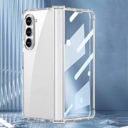 For Samsung Galaxy Z Fold5 GKK Airbag Hinge Shockproof Phone Case(Transparent) - Galaxy Z Fold5 Cases by GKK | Online Shopping South Africa | PMC Jewellery