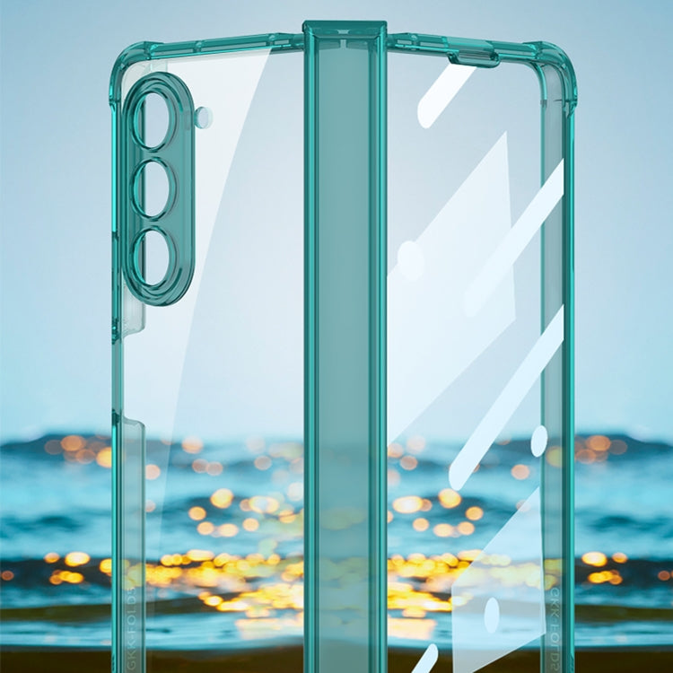 For Samsung Galaxy Z Fold5 GKK Airbag Hinge Shockproof Phone Case(Transparent) - Galaxy Z Fold5 Cases by GKK | Online Shopping South Africa | PMC Jewellery