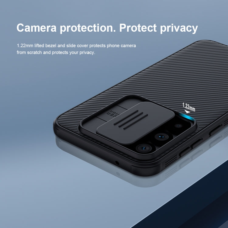 For Samsung Galaxy S23 FE NILLKIN Black Mirror Pro Series Camshield PC Phone Case(Blue) - free shipping - PMC TechLife - Order now!