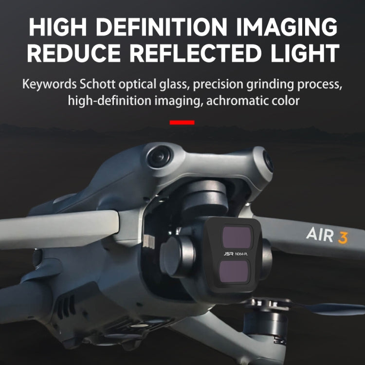 For DJI Air 3 JSR KB Series Drone Lens Filter, Filter:ND1000 - Lens Filter by JSR | Online Shopping South Africa | PMC TechLife | Buy Now Pay Later Mobicred