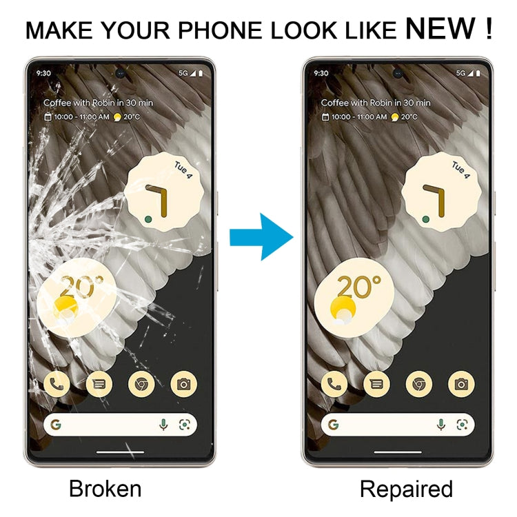 For Google Pixel 7 Pro Front Screen Outer Glass Lens with OCA Optically Clear Adhesive - Outer Glass Lens by PMC TechLife | Online Shopping South Africa | PMC TechLife