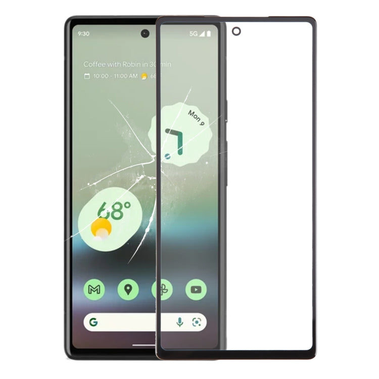 For Google Pixel 6a Front Screen Outer Glass Lens with OCA Optically Clear Adhesive - Outer Glass Lens by PMC TechLife | Online Shopping South Africa | PMC TechLife