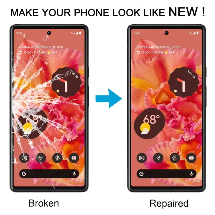 For Google Pixel 6 Front Screen Outer Glass Lens with OCA Optically Clear Adhesive - Outer Glass Lens by PMC TechLife | Online Shopping South Africa | PMC TechLife