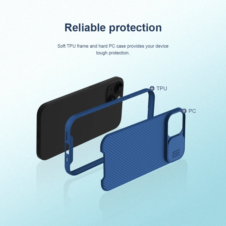 For iPhone 15 NILLKIN CamShield Pro PC Phone Case(Black) - iPhone 15 Cases by NILLKIN | Online Shopping South Africa | PMC TechLife | Buy Now Pay Later Mobicred