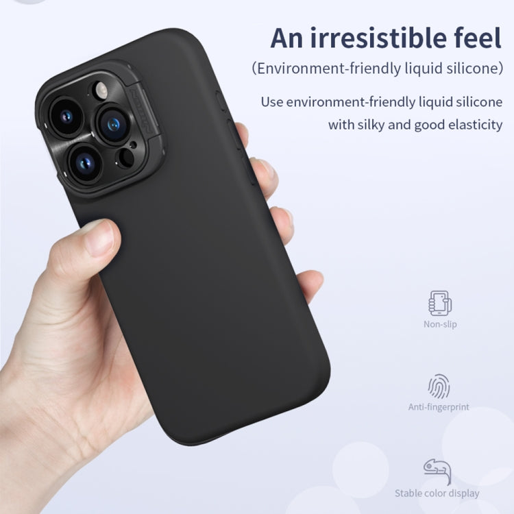 For iPhone 15 Pro NILLKIN Lens Wing Magsafe Magnetic Phone Case(Dark Blue) - free shipping - PMC TechLife - Order now!