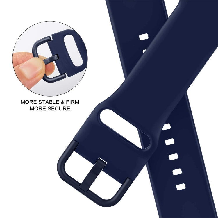For Apple Watch Series 2 42mm Pin Buckle Silicone Watch Band(Midnight Blue) - free shipping - PMC TechLife - Order now!
