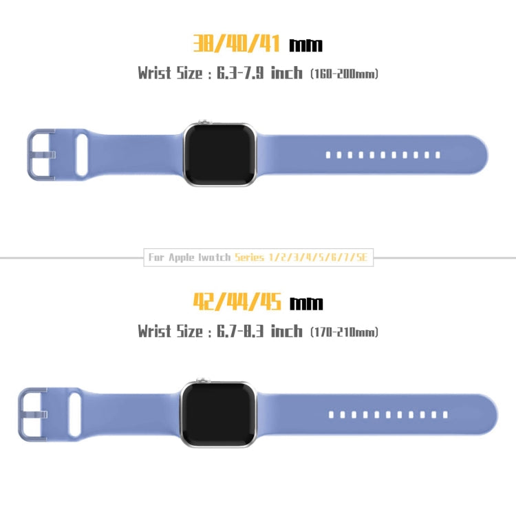 For Apple Watch 42mm Pin Buckle Silicone Watch Band(Cyan Blue) - Watch Bands by PMC TechLife | Online Shopping South Africa | PMC TechLife