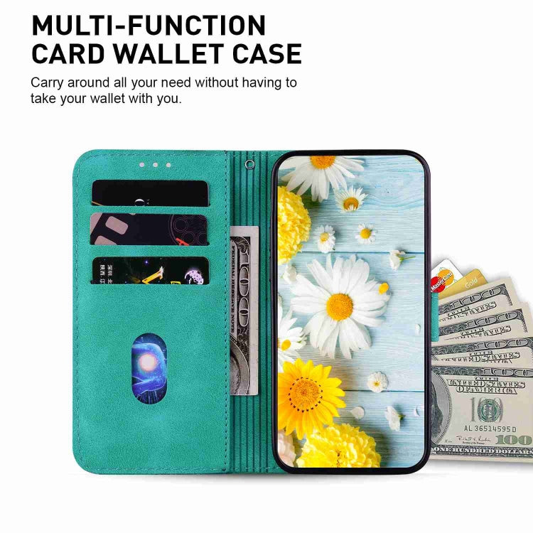 For OPPO A98 5G / F23 5G India Lily Embossed Leather Phone Case(Green) - free shipping - PMC TechLife - Order now!