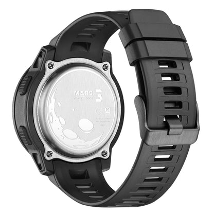 NORTH EDGE MARS3 Outdoor Waterproof Men Carbon Fiber Electronic Sports Watch(Black) - Sport Watches by NORTH EDGE | Online Shopping South Africa | PMC Jewellery