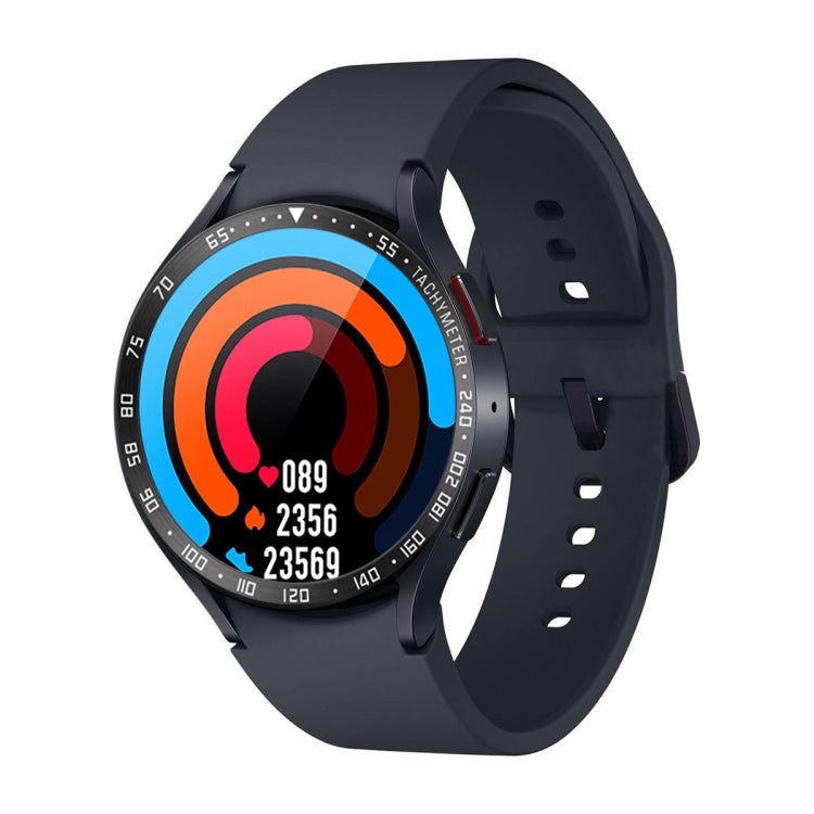 For Samsung Galaxy Watch6 Classic 43mm E Style Smart Watch Steel Ring Protective Frame(Black) - free shipping - PMC TechLife - Order now!
