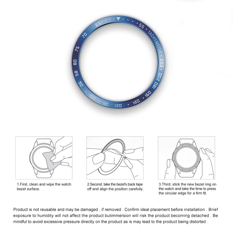 For Samsung Galaxy Watch6 Classic 43mm E Style Smart Watch Steel Ring Protective Frame(Black) - free shipping - PMC TechLife - Order now!