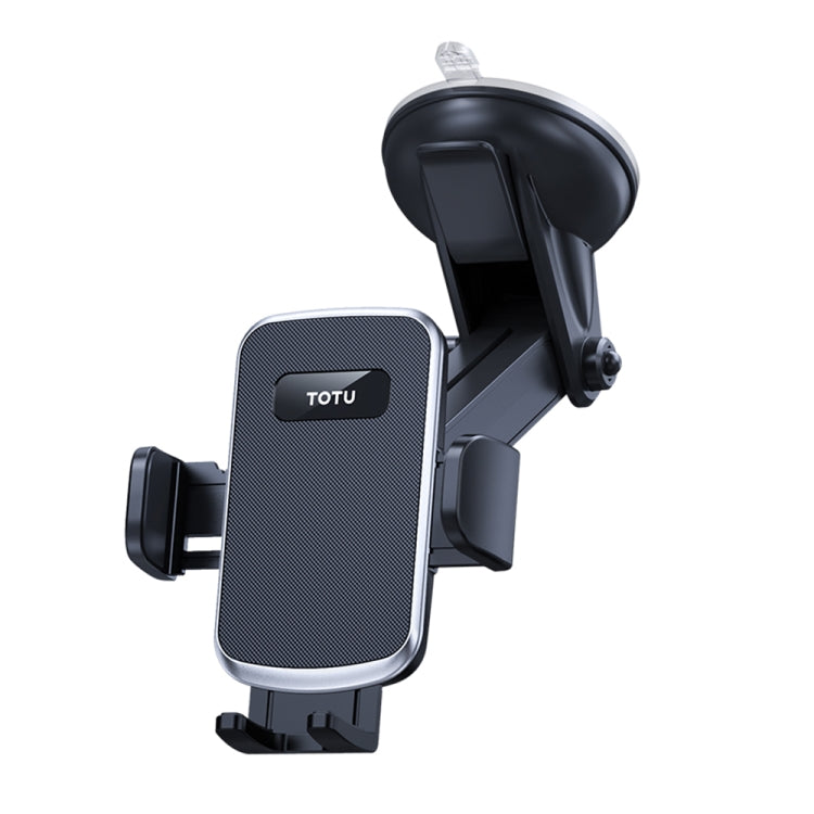 TOTU CH-5 One-Touch Locking Car Holder, Suction Cup Version(Black) - Universal Car Holders by TOTUDESIGN | Online Shopping South Africa | PMC Jewellery | Buy Now Pay Later Mobicred