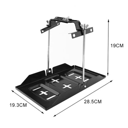 Car Universal Battery Bracket Adjustable Battery Fixed Holder + Base Tray, Size:28.5cm Base + 19cm Bracket - Engine Fittings by PMC Jewellery | Online Shopping South Africa | PMC Jewellery