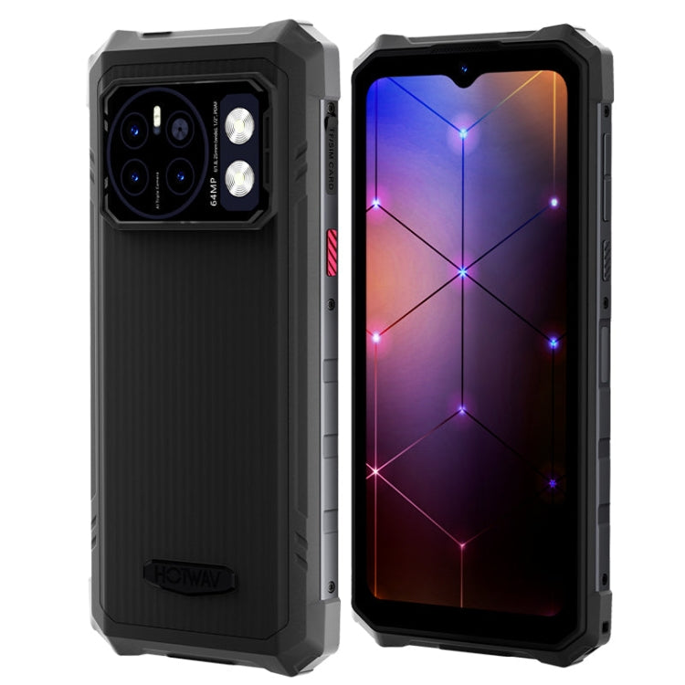 HOTWAV CYBER 13 Pro, 12GB+256GB, IP68/IP69K Rugged Phone, 10800mAh, 6.6 inch Android 13 UNISOC T619 Octa Core, Network: 4G, NFC, OTG(All Black) - Other by HOTWAV | Online Shopping South Africa | PMC Jewellery | Buy Now Pay Later Mobicred