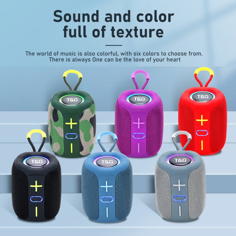 T&G TG-658 Outdoor USB High Power 8W Heavy Bass Wireless Bluetooth Speaker(Grey) - Mini Speaker by T&G | Online Shopping South Africa | PMC TechLife | Buy Now Pay Later Mobicred
