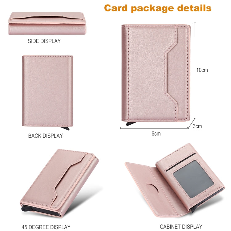 Anti Theft Brush Card Bag, Size:10x6x3cm(Rose Gold) - free shipping - PMC TechLife - Order now!
